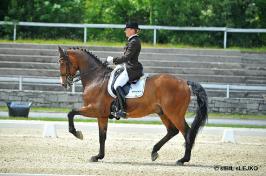 CDI-W Lipica GP Kür: 2. Rang mit 74.875%_2